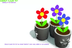 CheerUp Flower Pot