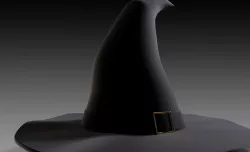 Classic Stylized Witches Hat 3D model