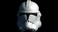 Clone Trooper Helmet  Low-poly  3D model