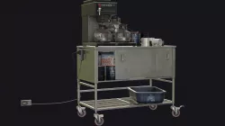 Coffee Cart Low-poly  3D model