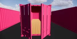 Container Standard ISO 20 and 40 Foot 3D model