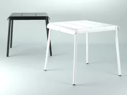 Corail Dining Table Square 3D model