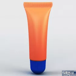 Cosmetic gel tube 3D model