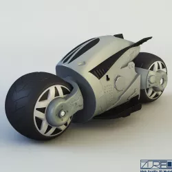 Cyber cycle 3D model