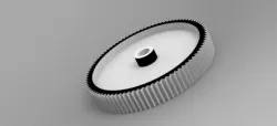 DC motor wheel 