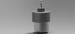 DC motor with metal gear box 