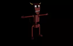 Devil Robot Futurama Low-poly  3D model