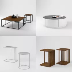 Different Sofa Tables and Side Tables  3D model