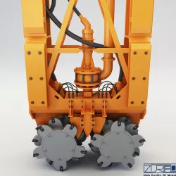 Drilling rig Low-poly  3D model