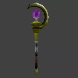 Fantasy Medieval Low Poly Magic Mace Low-poly  3D model