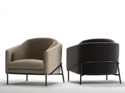 Fil Noir Armchair 3D model