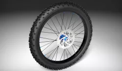 Front Wheel DH mountain bike