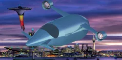 Future Concept Luxury Plane