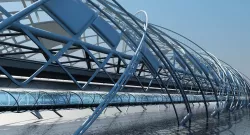 Futuristic Suspension Bridge 2 HD 3D model