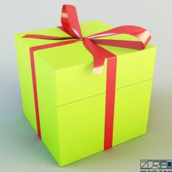 Gift box 3D model