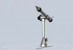 GrabCAD Great Rendering Challenge - Rotating clamp device