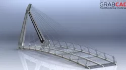 GrabCad Real Rendering Challenge - Glass Bridge