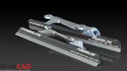 GrabCad Real Rendering Challenge "Klapschaats" (clapscate)