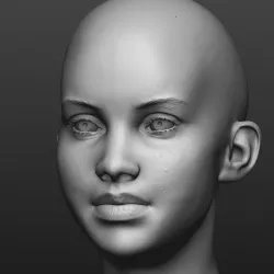 Hi res Female body model 3D model