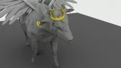 Holy Cow Low-poly  3D model
