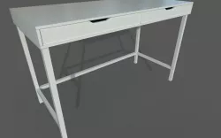 IKEA Alex Work Desk Low-poly  3D model