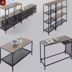 Ikea fiellbo set 3D model