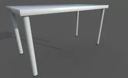 IKEA LINNMON ADILS Desk Low-poly  3D model
