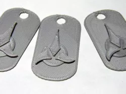Klingon Dog tags 2