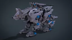 Konig wolf HA Low-poly  3D model