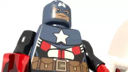 Lego Captain America Low-poly  3D model