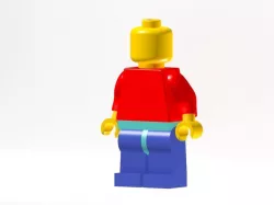lego man 3D model