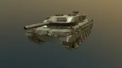Leopard 2 Low-poly  3D model