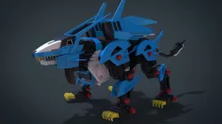 Liger Zero Jager Low-poly  3D model