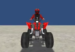 LowPolyQuadBikeWithTrailerandRider-2 Low-poly  3D model