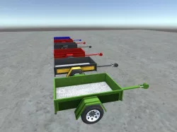 LowPolyTrailers Low-poly  3D model