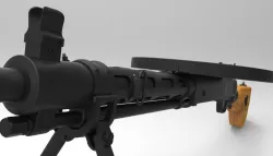  "M-72" collaboration project- "DP wz 27/28 machine gun+axe+spade"