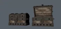 Medieval chest 3D model