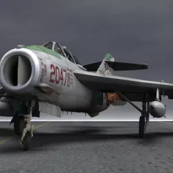 MiG-17 Fresco F for Poser 3D model