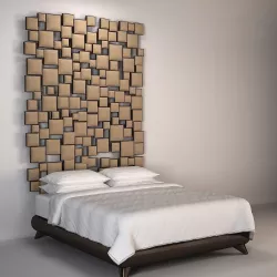 Modern Bed Art Deco 3D model
