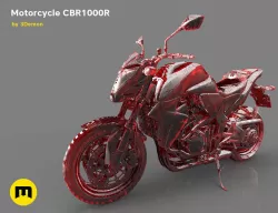Motorcycle CBR1000R 3D model