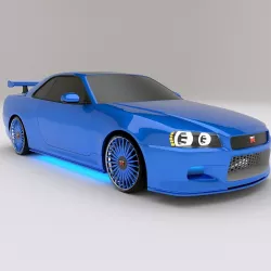 Nissan Skyline 3D model