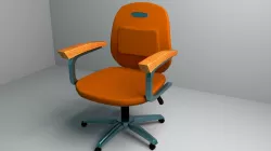 Office Chair Low-poly  3D model