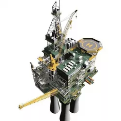 Oil Rig 3D model