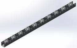 Omni wheel rail