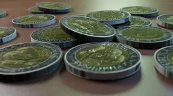 Philippines ten peso coin 3D model