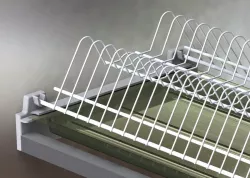 Plate draining racks