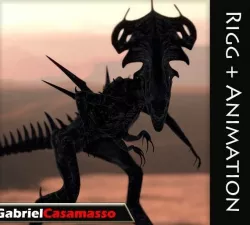Queen Xenomorph 3D model