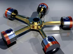 Radial Engine Assembly