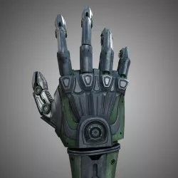 Robot hand 3D model