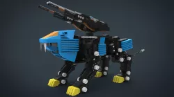 Sheild Liger Heavy Loaded Low-poly  3D model